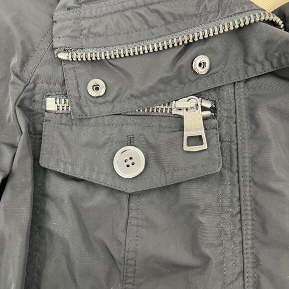 Burberry Brit Black Zip Cinch Waist Jacket | XS - Picture 8 of 11